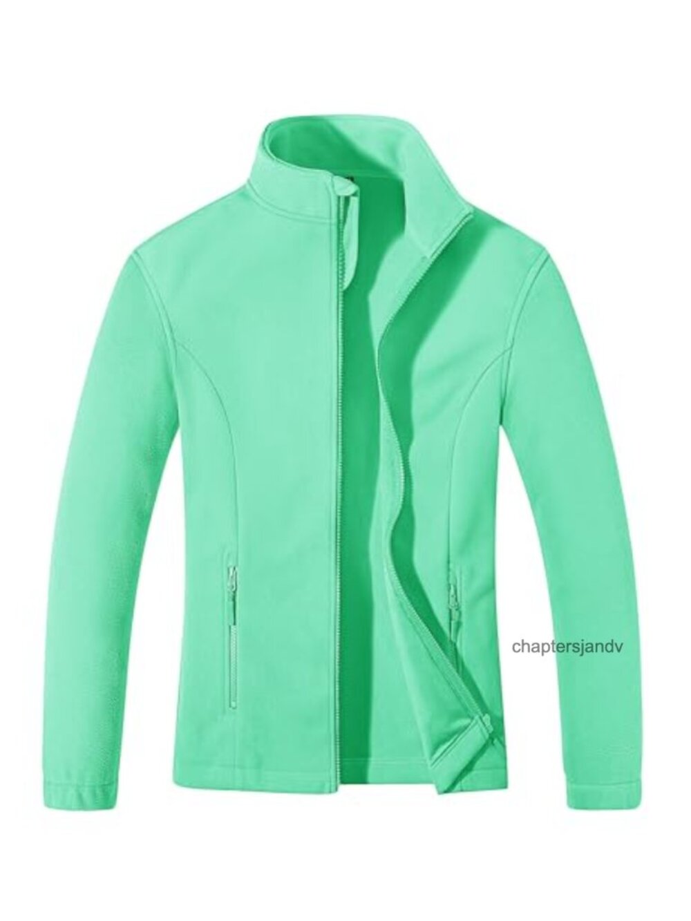 Women's Fleece Zip Up Jacket Lightweight Warm Winter Coat with Pockets